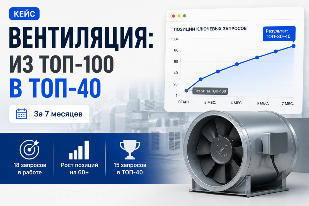 Из ТОП-100 в ТОП-40 за 7 месяцев