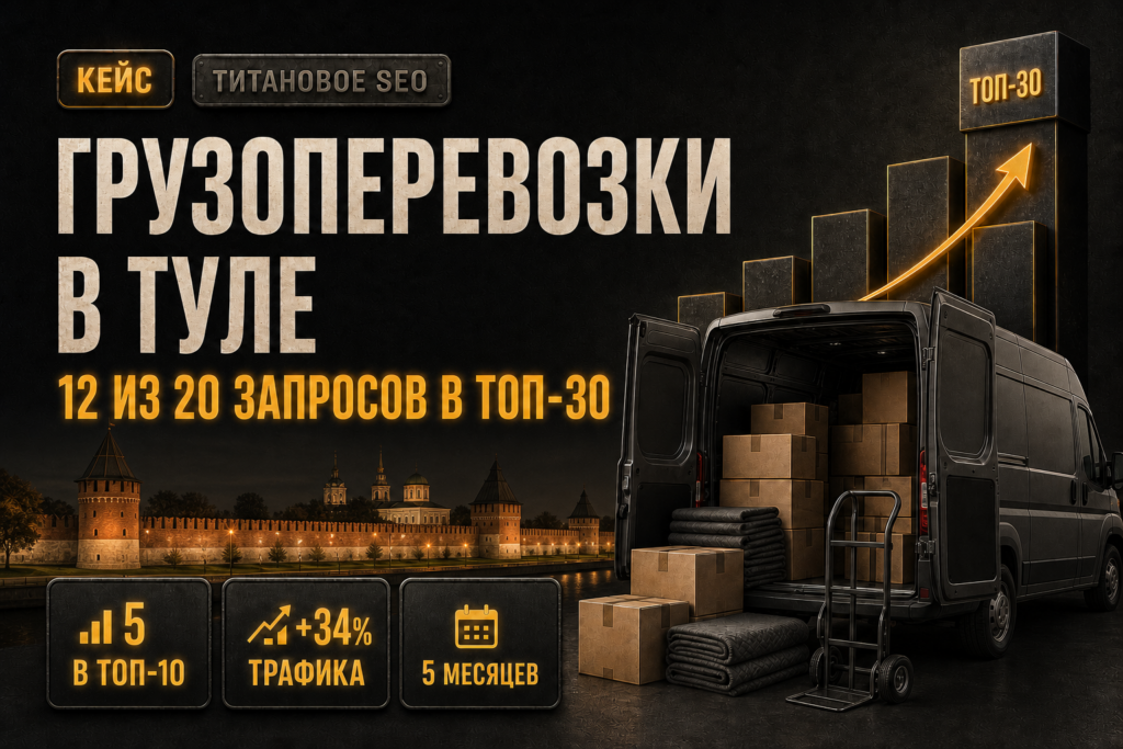Грузоперевозки в Туле: 12 запросов в ТОП‑30